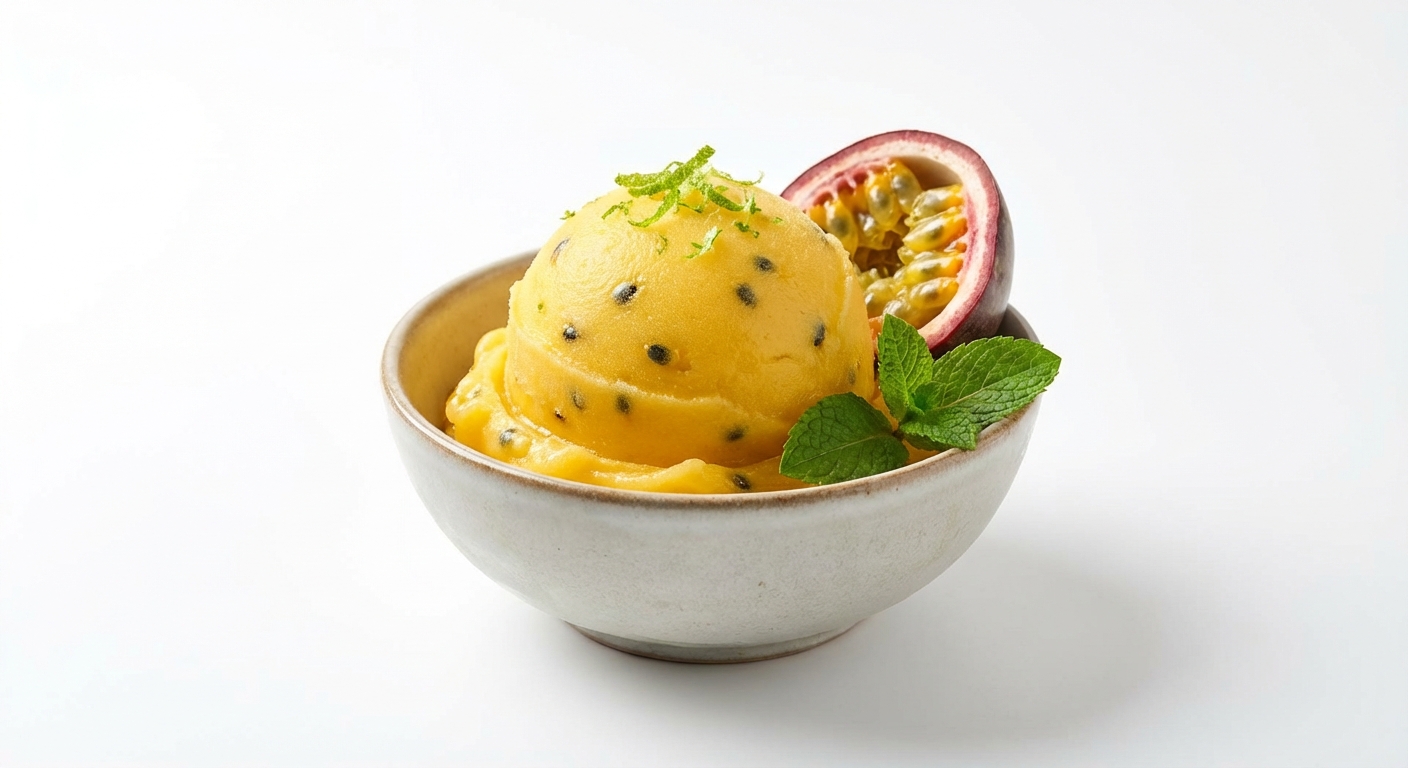 Sorbete de Maracuyá